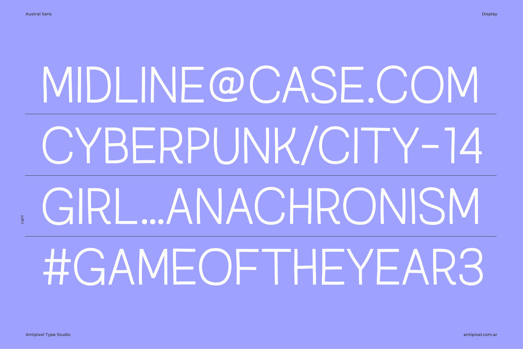 Austral Sans 9