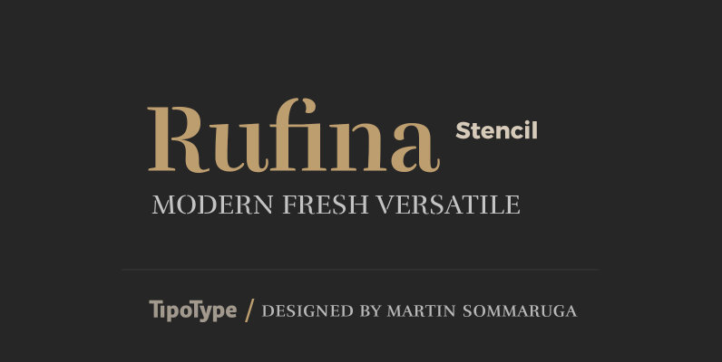 Rufina Stencil
