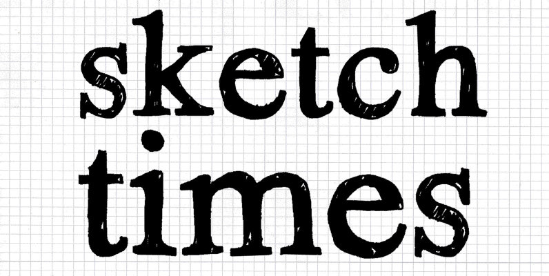 Hand Scribble Sketch Times