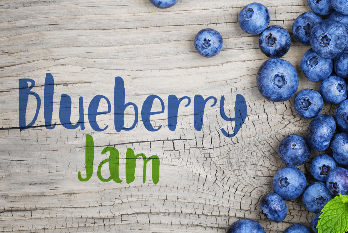 Blueberry Jam Font