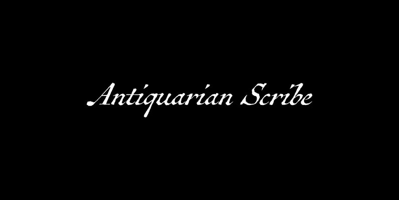 Antiquarian Scribe