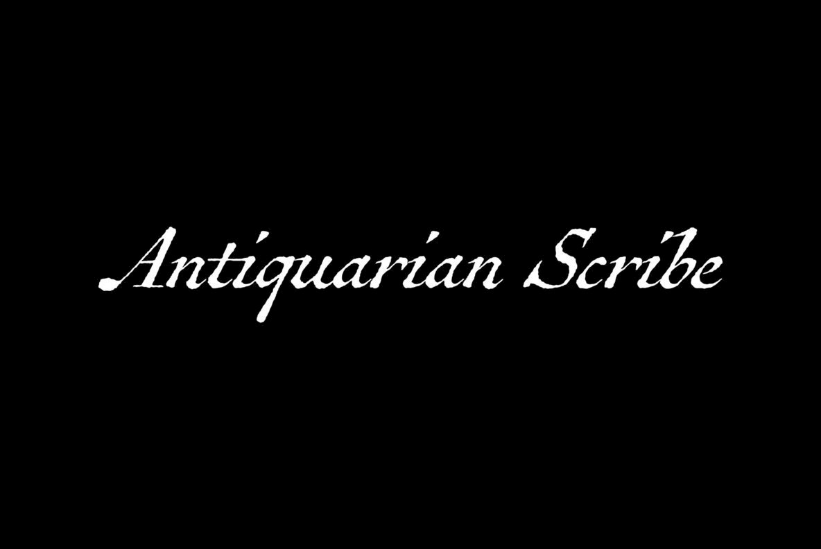 Antiquarian Scribe Font
