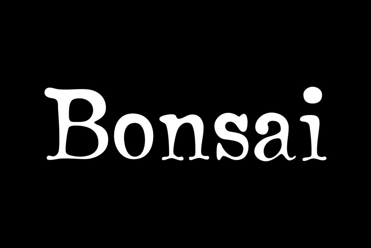 Bonsai Font