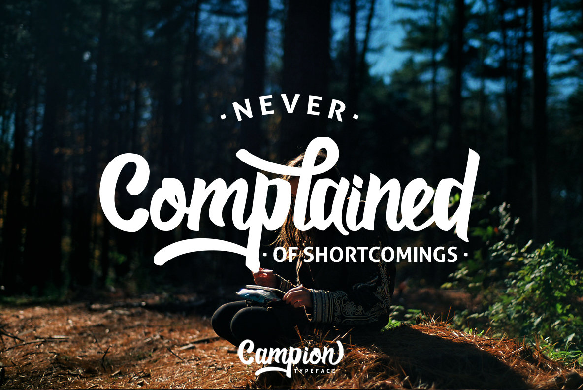 Campion Typeface 7