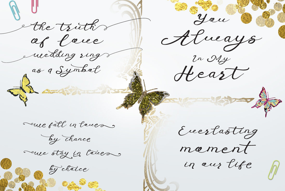 Anniversa Wedding Font Anniversa Wedding Font