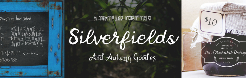 Silverfields   Font Trio