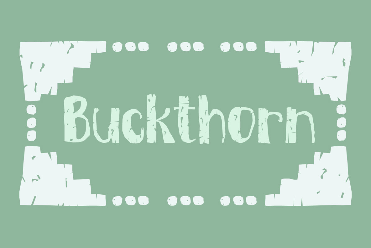 Buckthorn Font