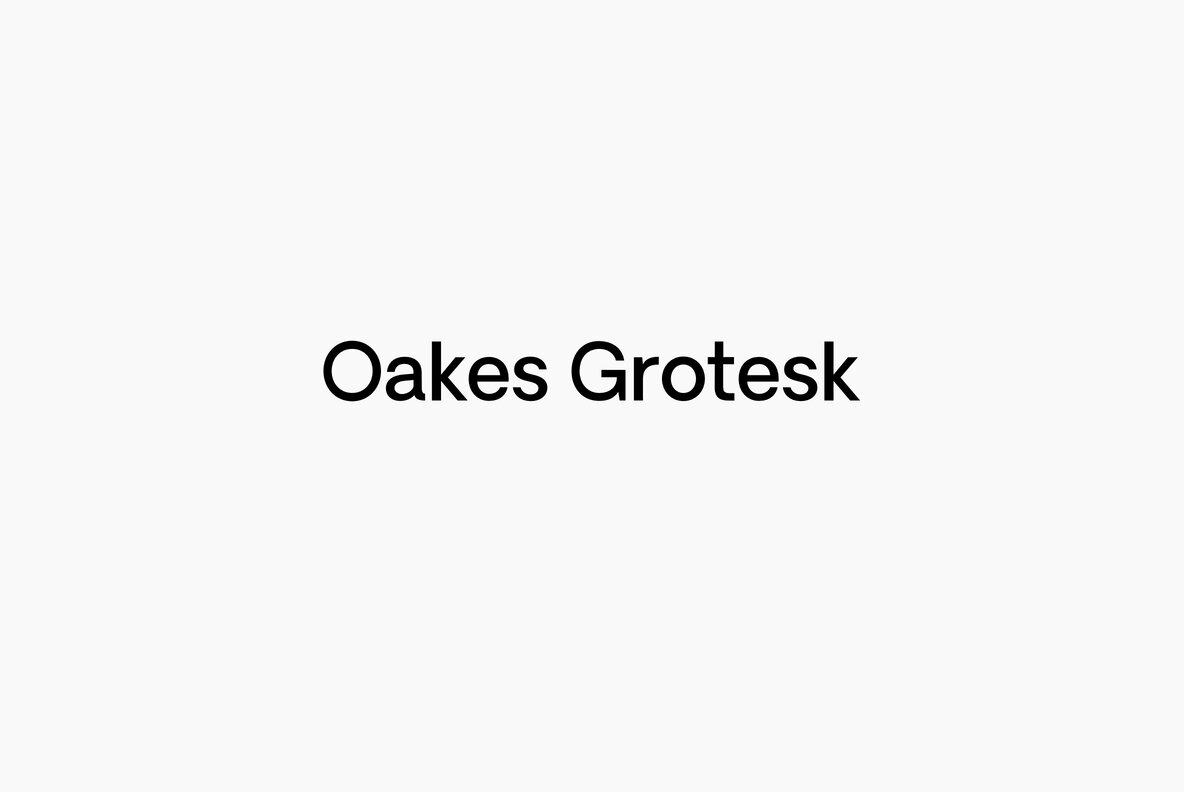 Oakes Grotesk Font