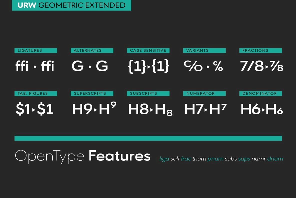 URW Geometric Extended 4