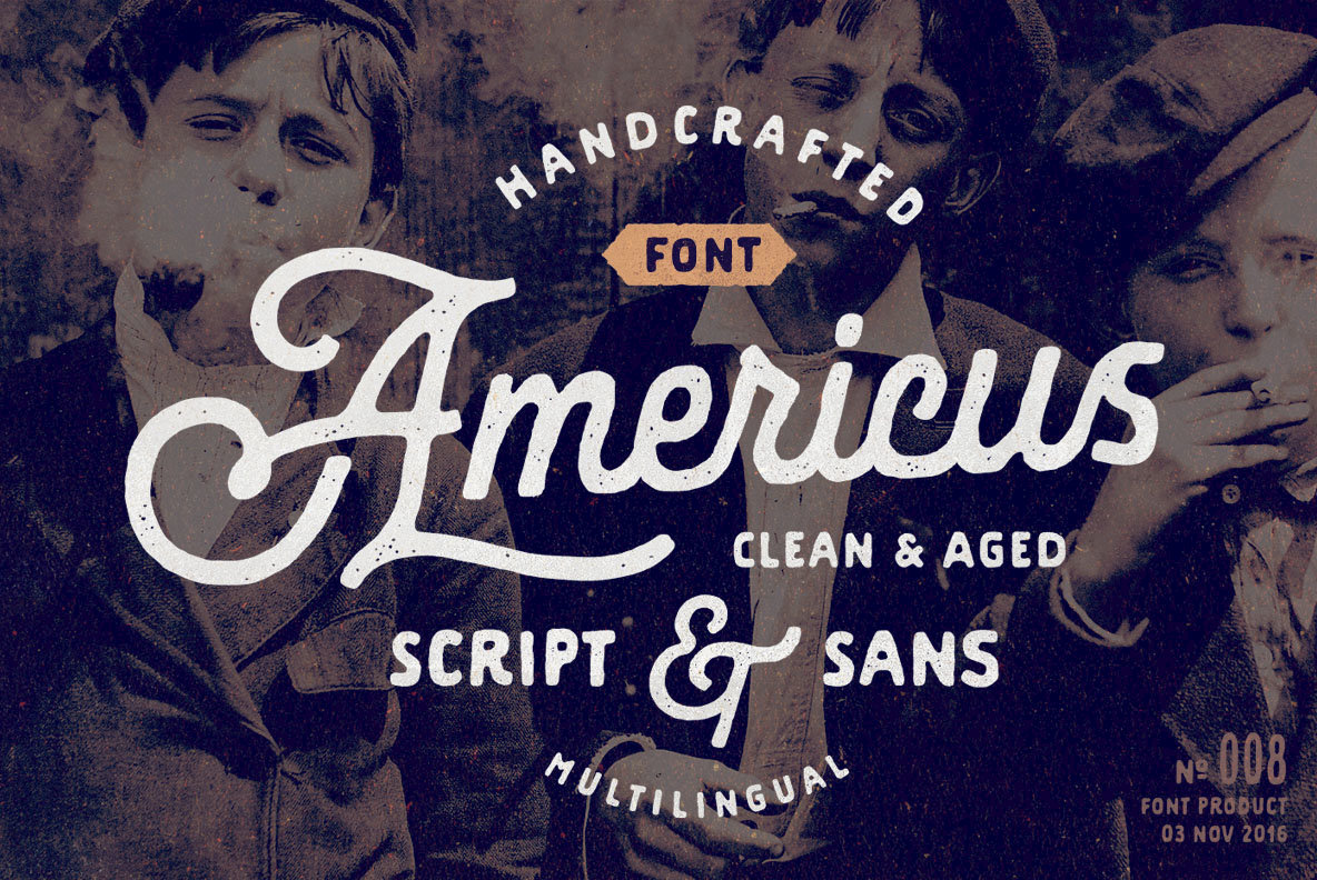 Americus Script & Sans Font