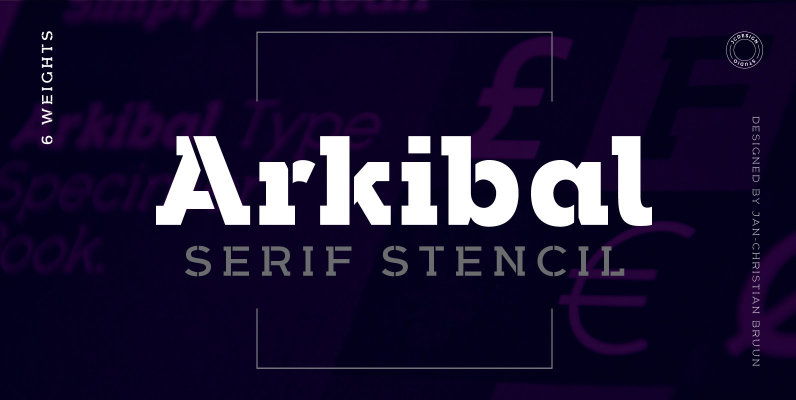 Arkibal Serif Stencil