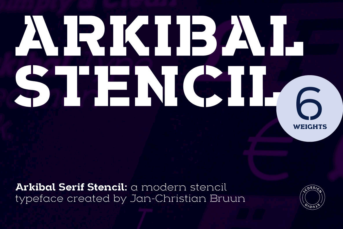 Arkibal Serif Stencil Arkibal Serif Stencil