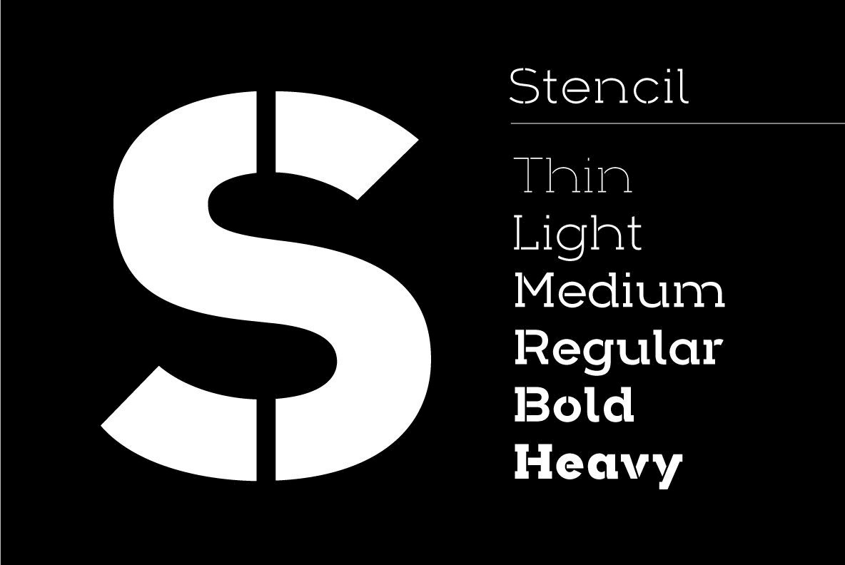 Arkibal Serif Stencil Arkibal Serif Stencil