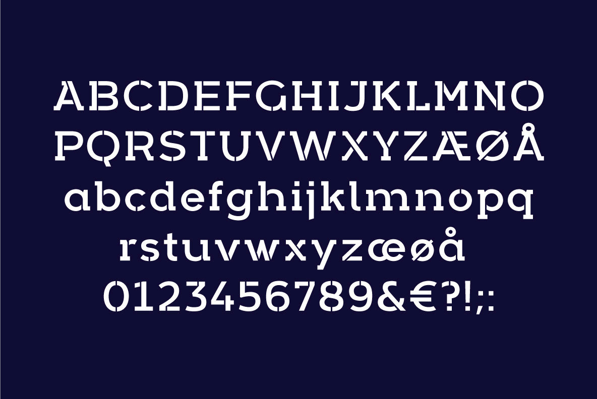 Arkibal Serif Stencil Arkibal Serif Stencil