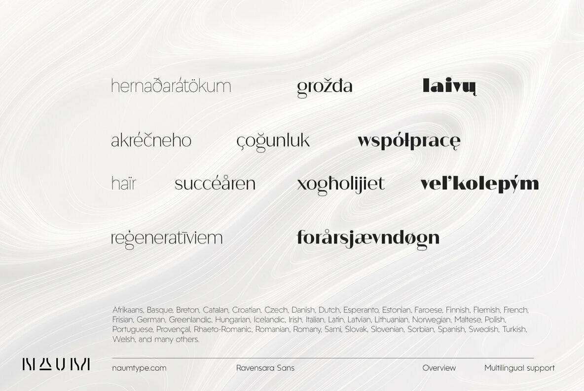Ravensara Sans Ravensara Sans