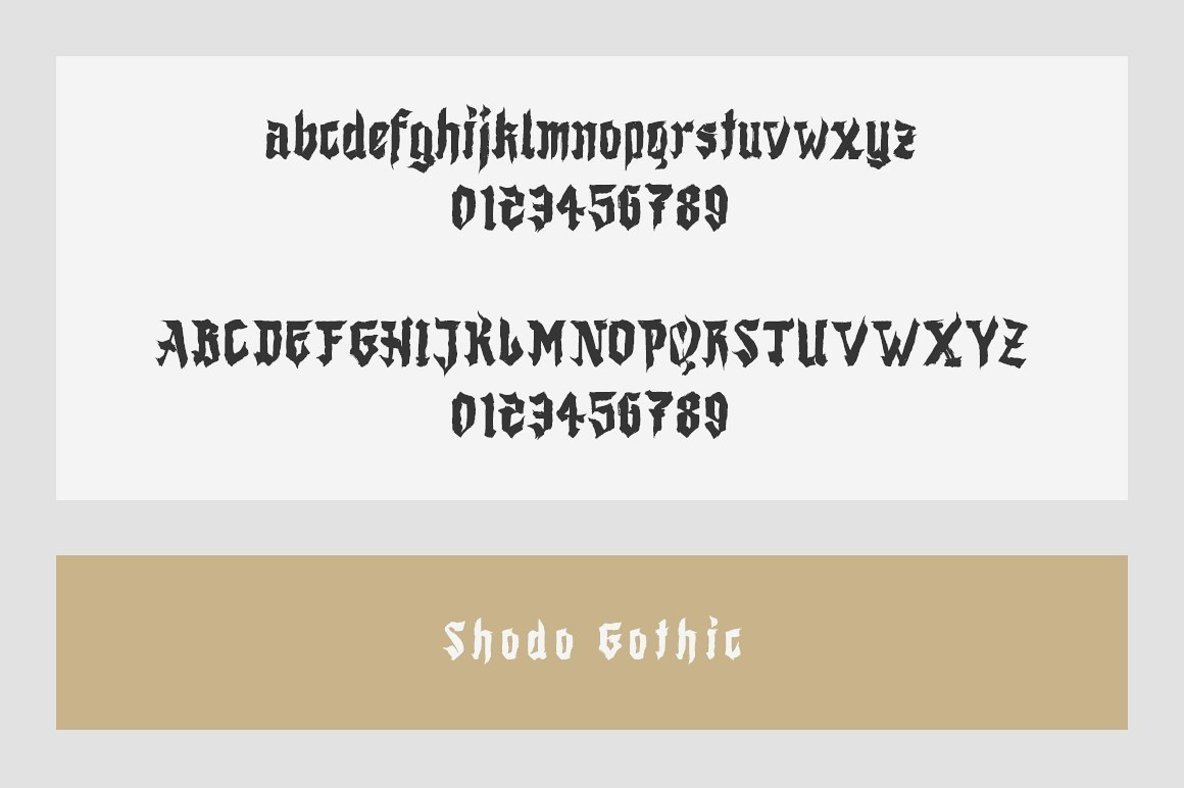 Shodo Gothic Shodo Gothic