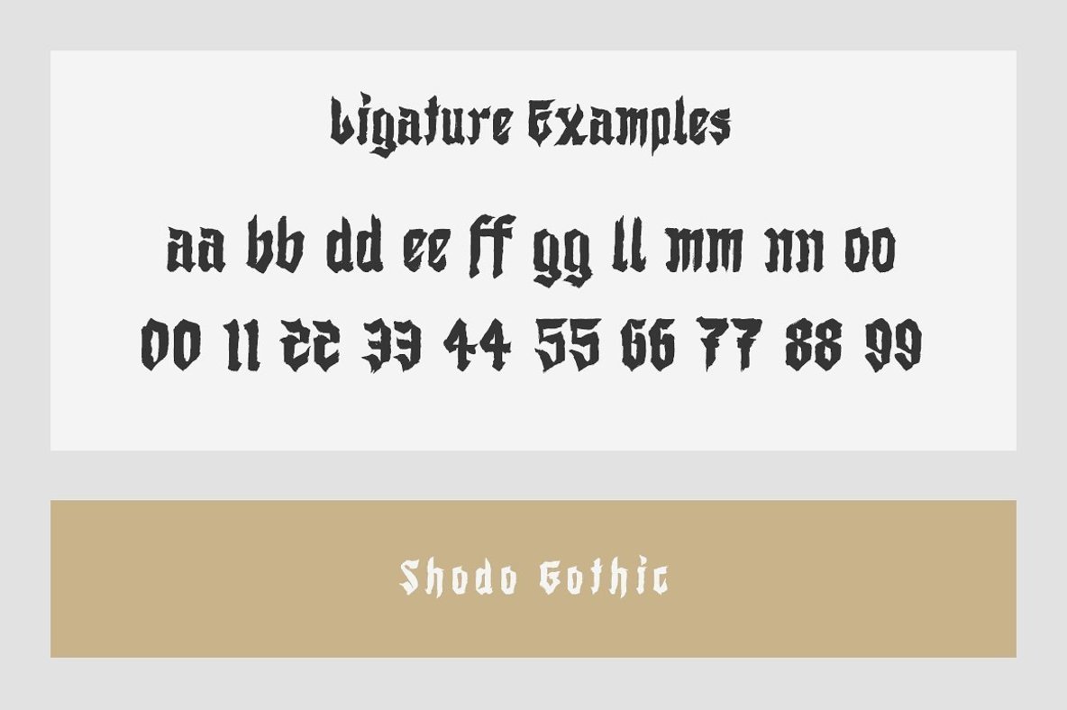 Shodo Gothic Shodo Gothic