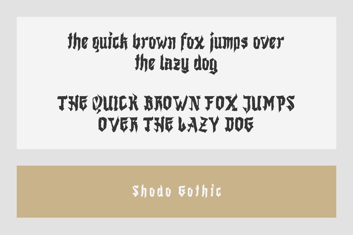 Shodo Gothic Shodo Gothic