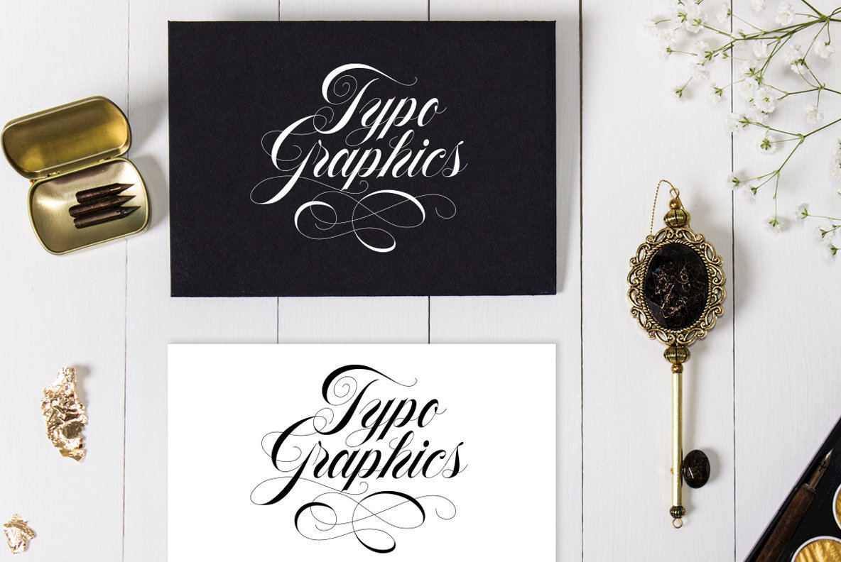 Flourish Typeface Flourish Typeface