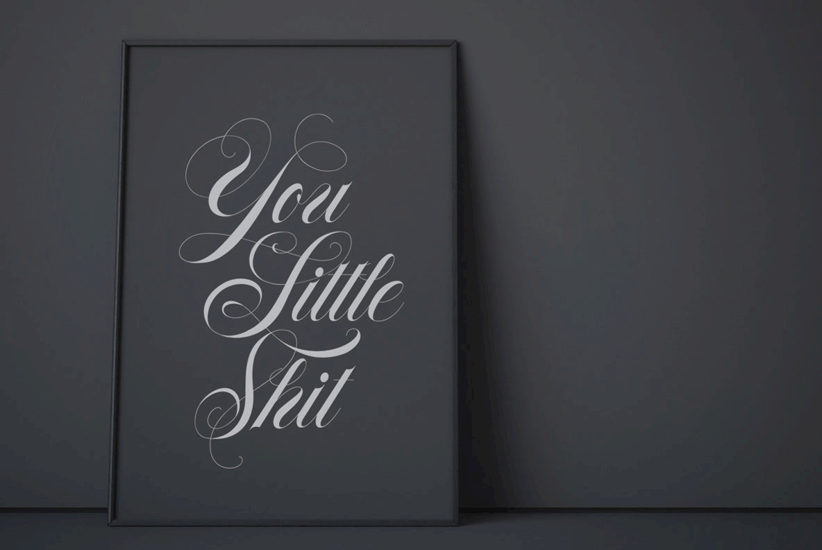 Flourish Typeface Flourish Typeface