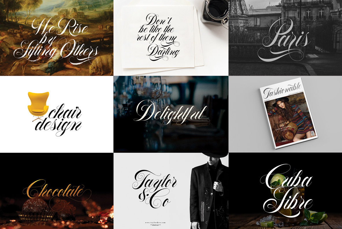 Flourish Typeface Flourish Typeface