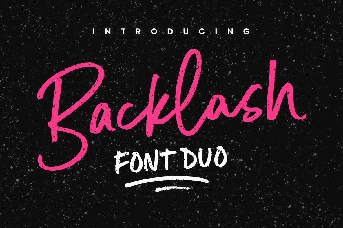 Backlash Font Duo