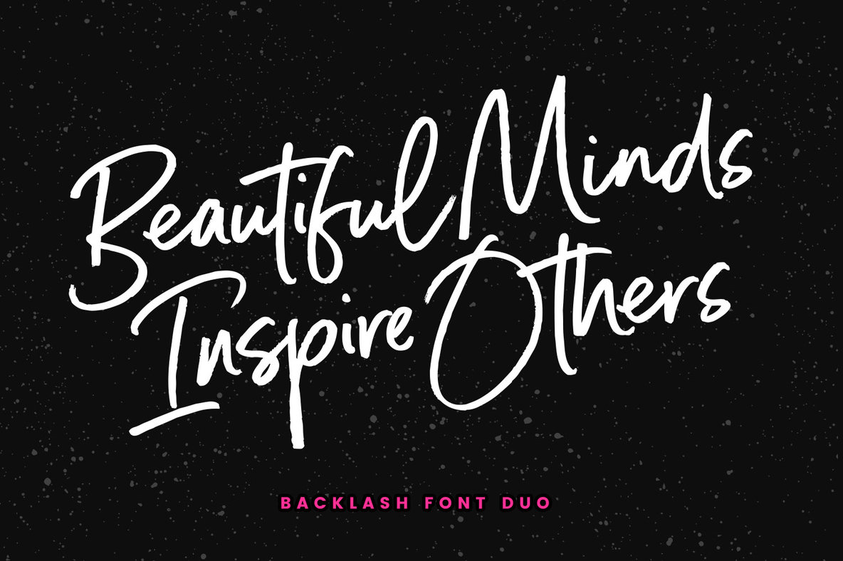Backlash Font Duo Backlash Font Duo