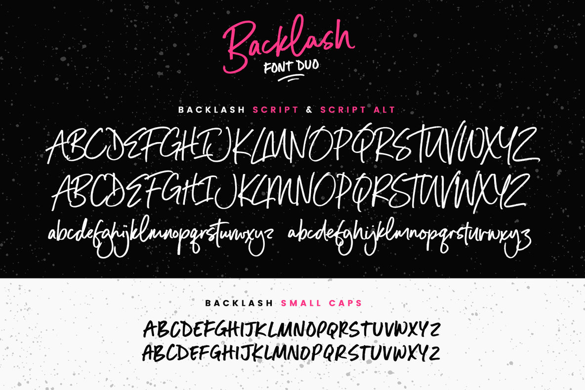 Backlash Font Duo Backlash Font Duo