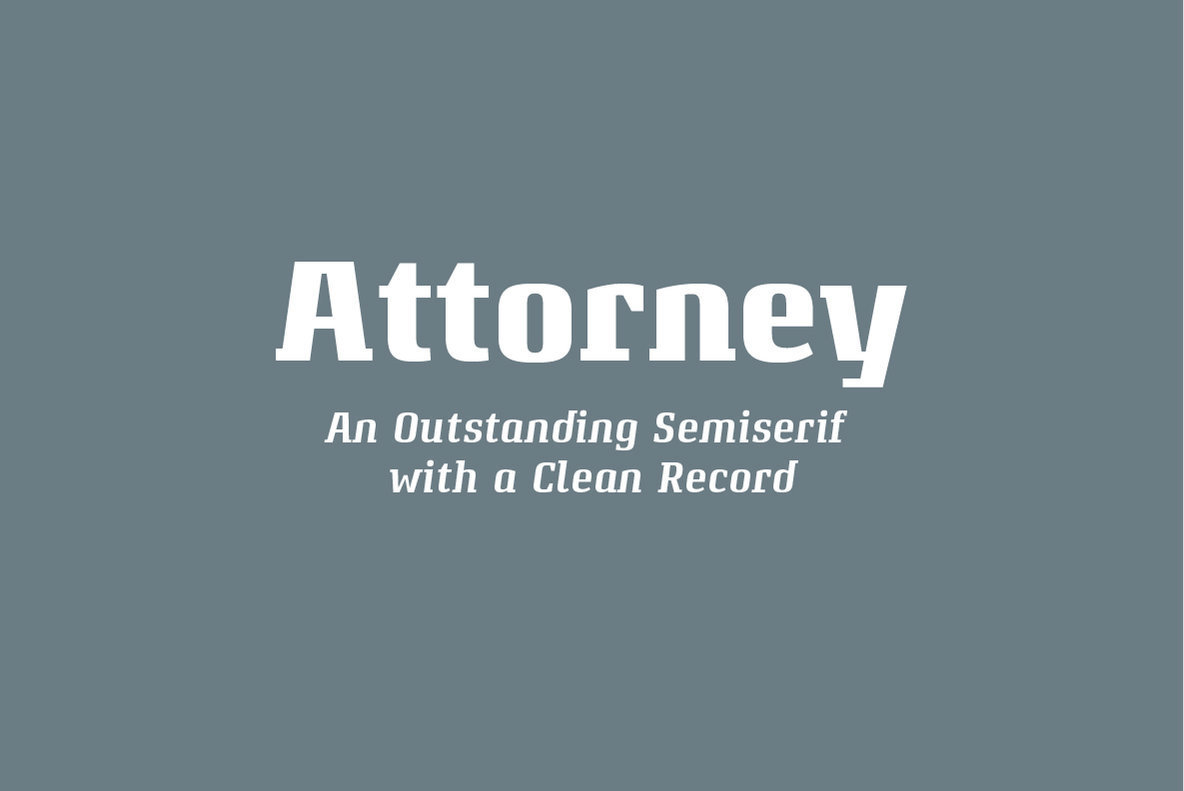 Attorney Font
