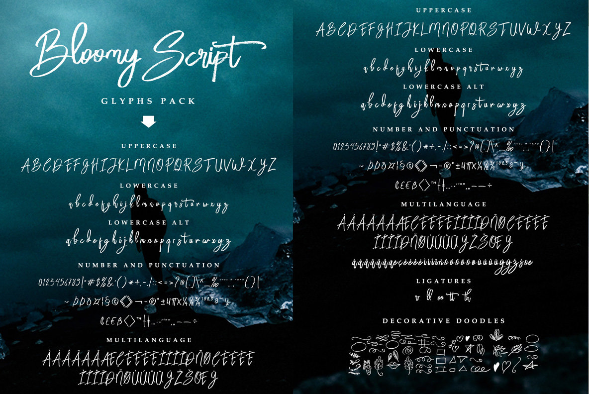 Bloomy Script 12
