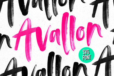 Avallon OpenSVG Font