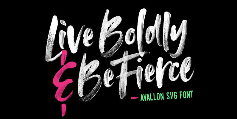 Avallon OpenSVG Font