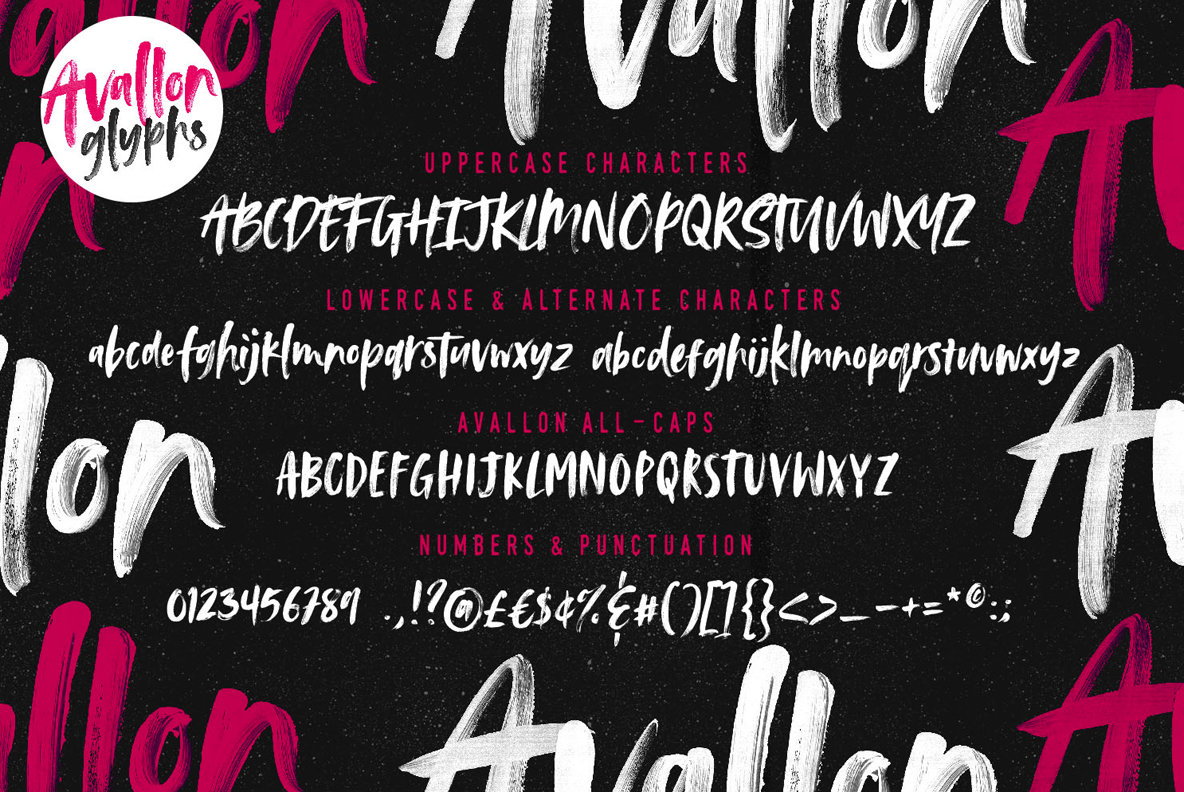 Avallon OpenSVG Font Avallon OpenSVG Font