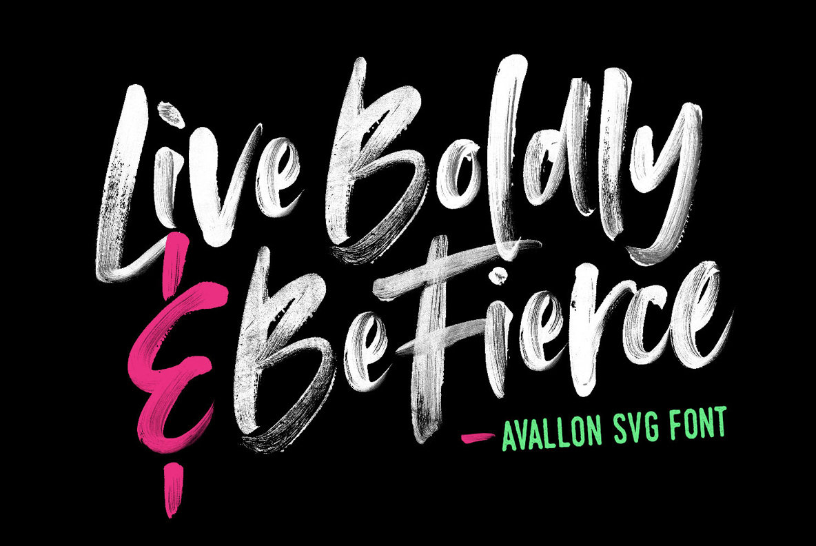 Avallon OpenSVG Font Avallon OpenSVG Font