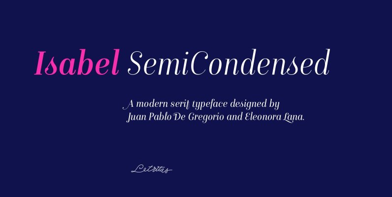 Isabel SemiCondensed
