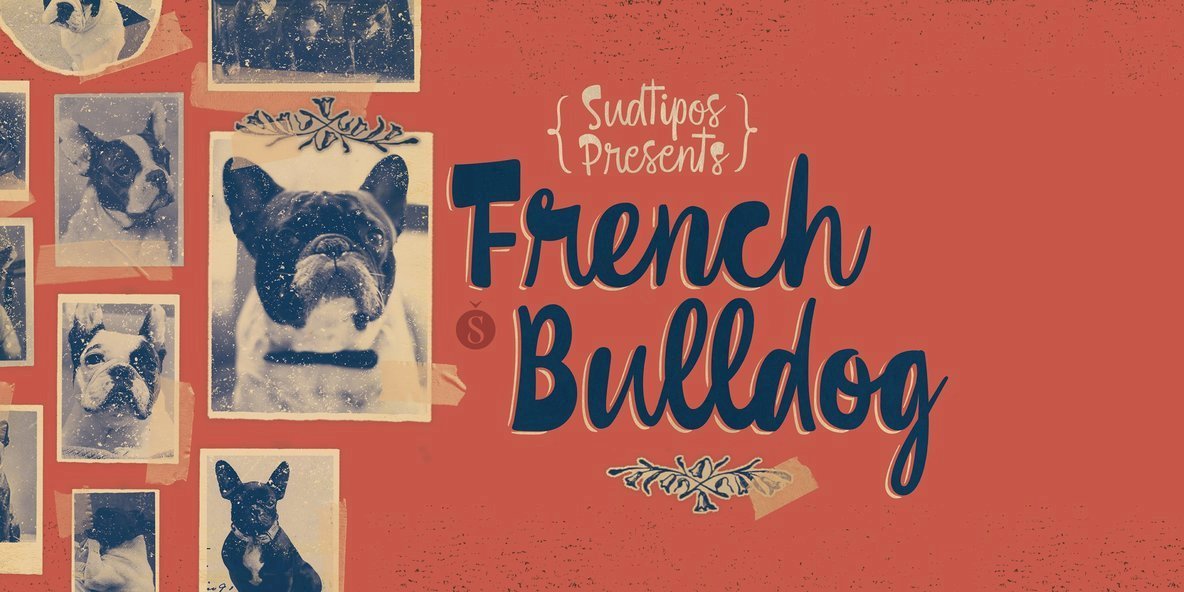 French Bulldog Font