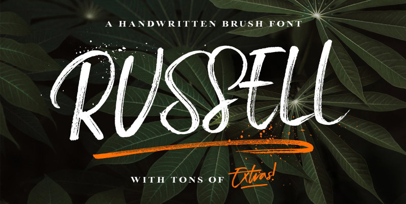 Russell Brush Script