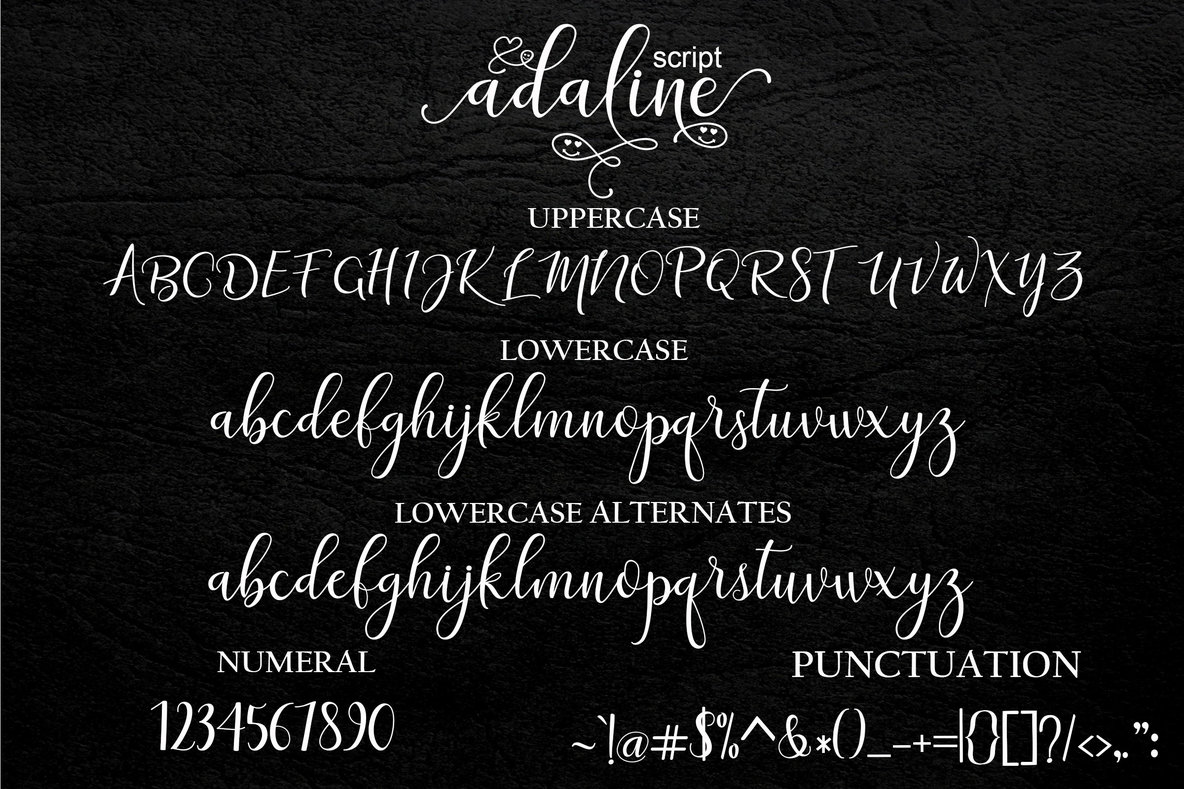 Adaline Script 11