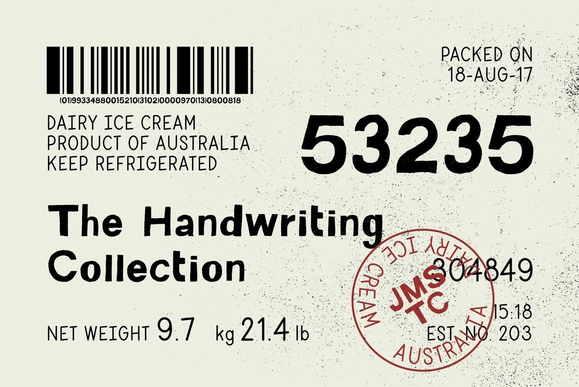 The Handwriting Collection Font
