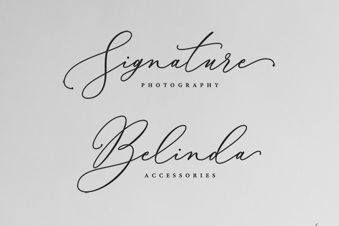 Bellisia Script Bellisia Script