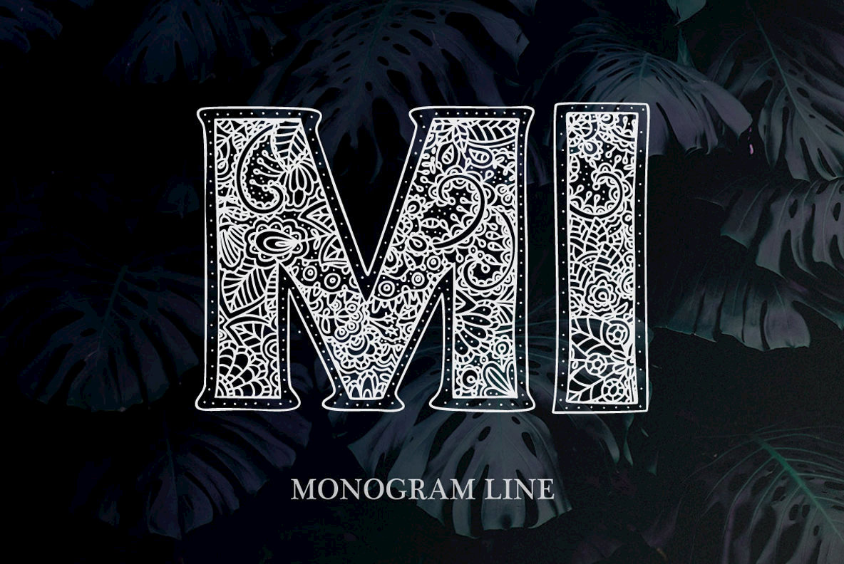 Monogram Font Family 3