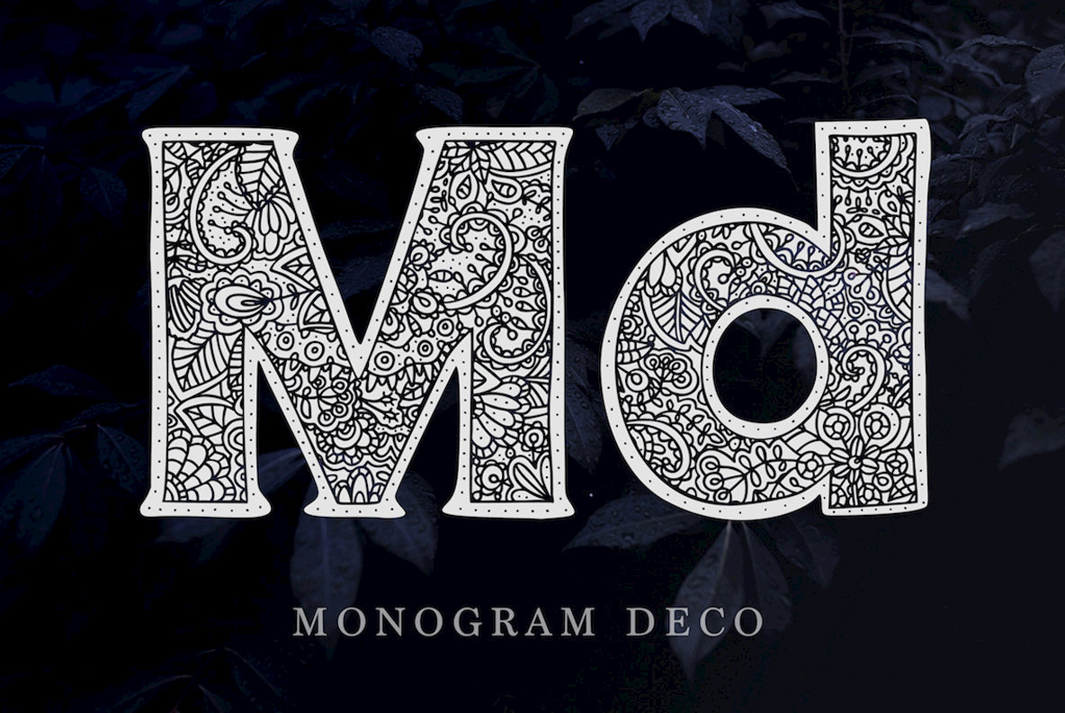 Monogram Font Family 4