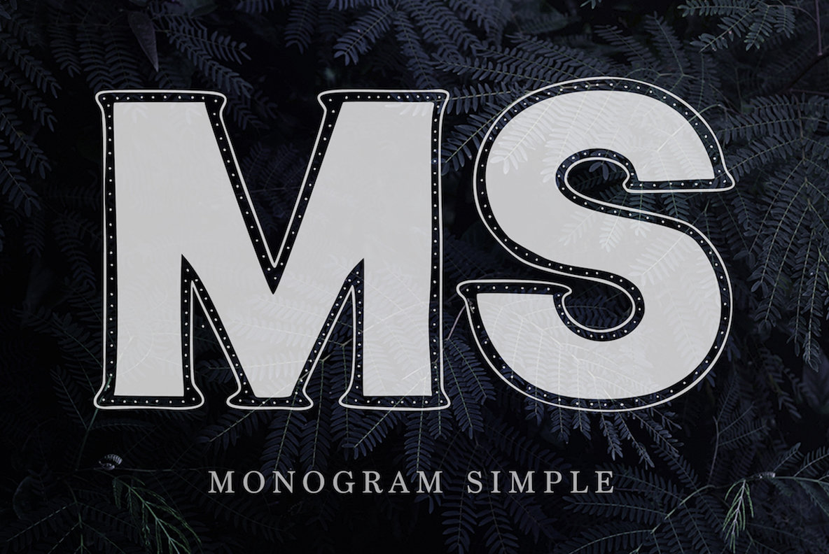 Monogram Font Family 6