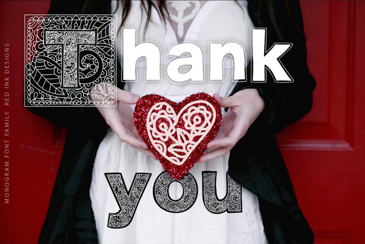 Monogram Font Family 10