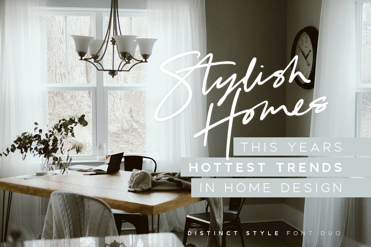 Distinct Style Font Duo Distinct Style Font Duo