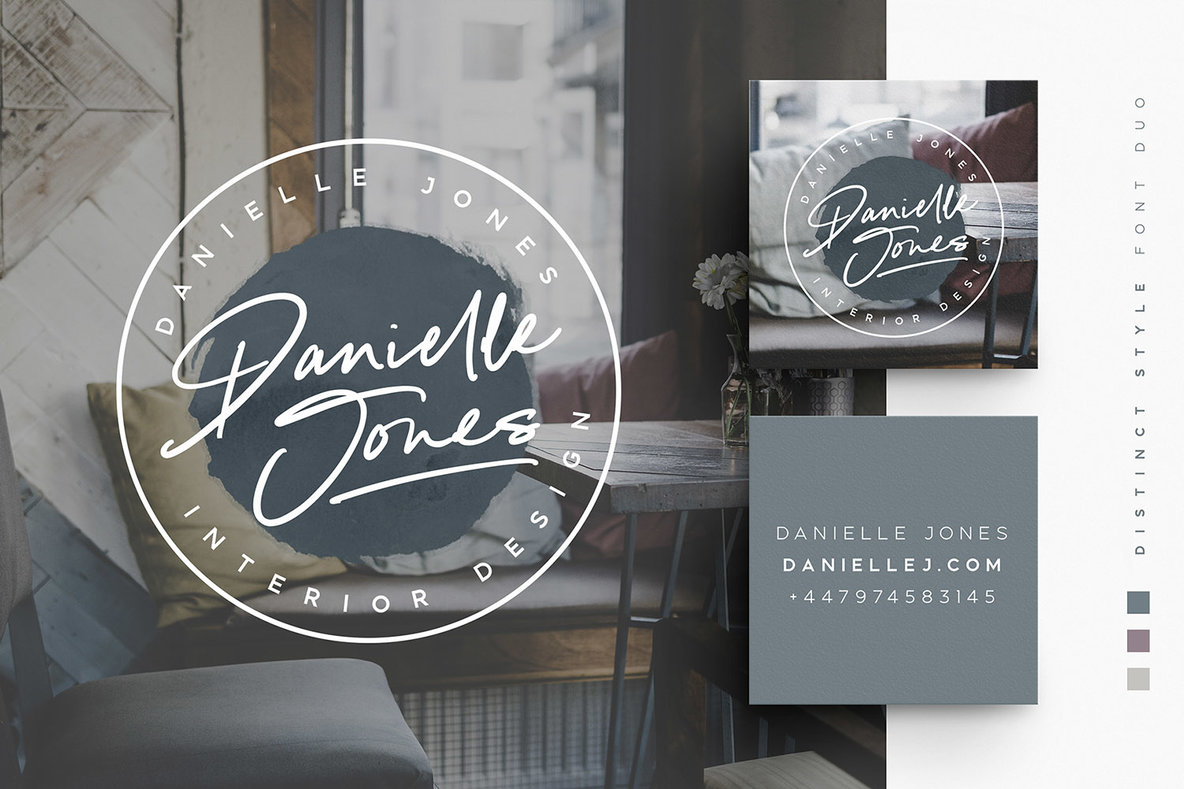 Distinct Style Font Duo Distinct Style Font Duo