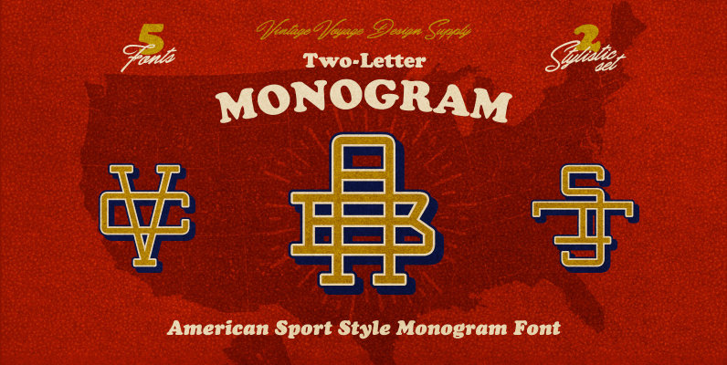 Two Letter Monogram