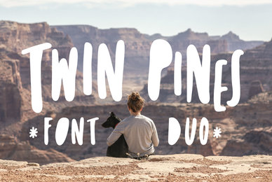 Twin Pines Font Duo