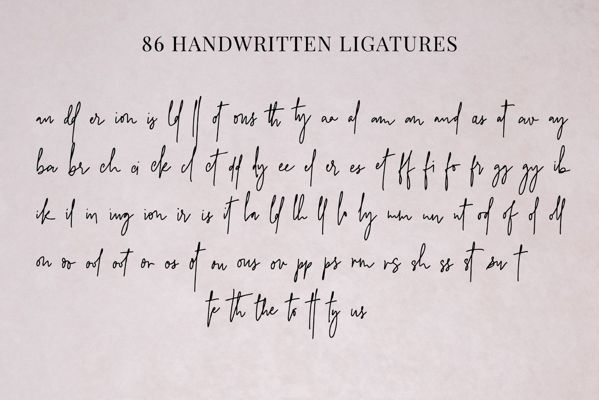 Simply Breathtaking Font Duo 7