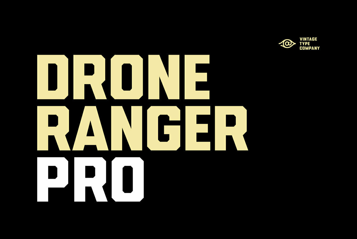 Drone Ranger PRO Font